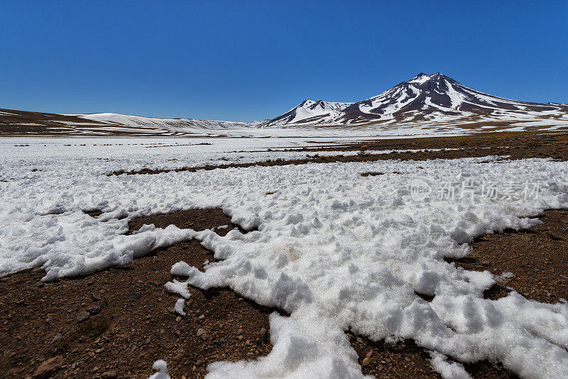 雪山-高山-安第斯山脉- 23号公路